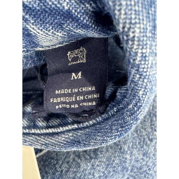 Scotch and Soda Amsterdams Blauw Matchy Matchy denim SS button down size Medium - Picture 4 of 15